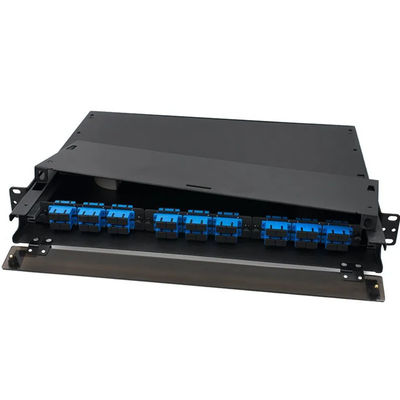 Kwaliteit  OS2 MPO MTP Patch Panels UPC Duplex LGX Adapter SC Fiber Patch Panel fabriek
