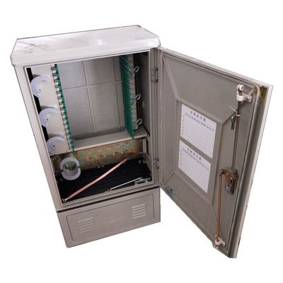 Kwaliteit  FC SMC Fiber Optic Cabinet FDH Outdoor Fiber Distribution Cabinet 144 Core fabriek