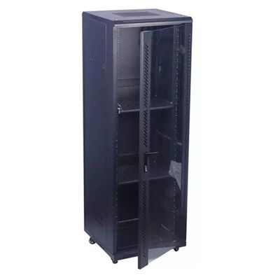 Kwaliteit  37U Floor Standing Server Rack Cabinet SPCC IP20 Cold Rolled Steel fabriek