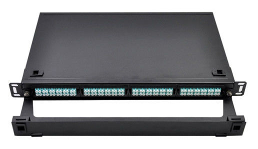 19“ het Flardcomités LC 1U van FTTH MPO MTP het de Modulerek van de Vezelcassette zet op