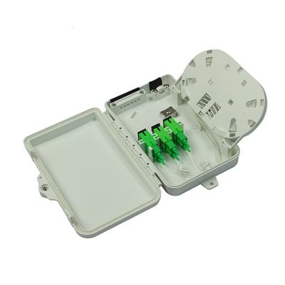 6Port Sc APC/UPC SM SX PC+ABS Licht Grey For Telecom van de vezel Optisch Einddoos