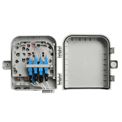 Vezel Optische Einddoos 8Core SM/DX SC/LC/ST/FC Lichtgrijze/Zwarte IP 66