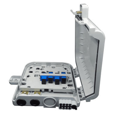 Vezel Optische Einddoos 8Core SM/DX SC/LC/ST/FC Lichtgrijze/Zwarte IP 66