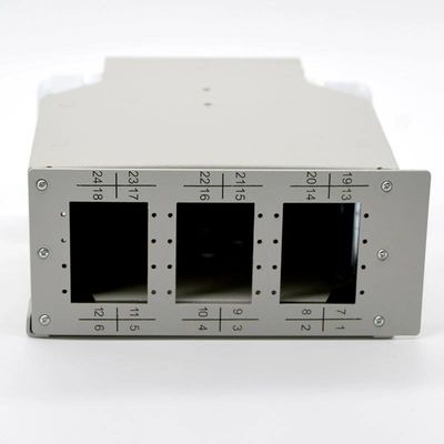 Einddoos van het vezel walst de Optische DIN Spoor Staal 12 Haven 24core aan 48Core koud