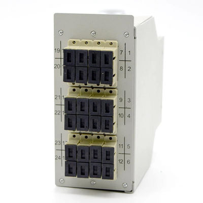 Einddoos van het vezel walst de Optische DIN Spoor Staal 12 Haven 24core aan 48Core koud