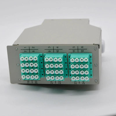 12 van de havenlc Vierling Optische DIN het Spoor Einddoos van de de Adapter48core Vezel