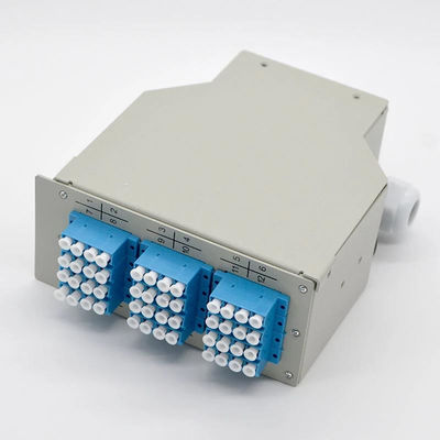 12 van de havenlc Vierling Optische DIN het Spoor Einddoos van de de Adapter48core Vezel