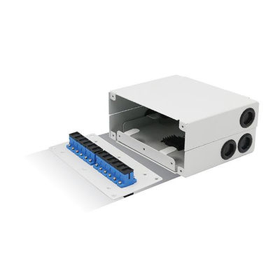 Vezel lieten het Optische het Verbinden DIN-Spoor van de Metaaldoos en de Muursteun 12 de Adapter van Sc toe Upc