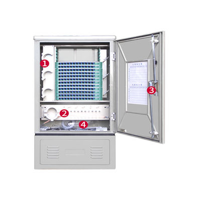 FTTH-Vloer Permanent Kabinet SM/Externe Doos van de MM.vezel de Optische Muur