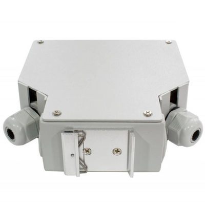 24 Optische DIN het Spoor Einddoos van de kernvezel met 12 PCs Lc/Apc Duplexaadapter