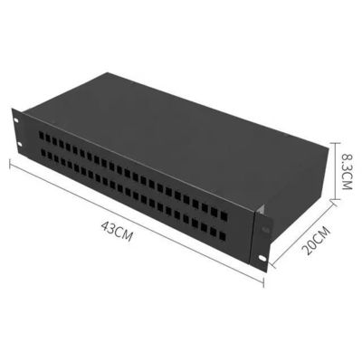 2U het Comité van de optische Vezeldistributie het Rek van de Doosbijlage zet Fc-Adapter op