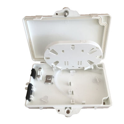 2Port Fiber Optic Terminal Box FTTH Outdoor/Indoor PC ABS Materiaal Lichtgrijs