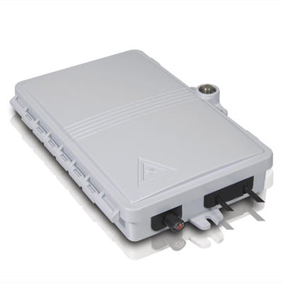 2Port Fiber Optic Terminal Box FTTH Outdoor/Indoor PC ABS Materiaal Lichtgrijs