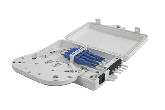 4Port van de vezel maken de Optische Einddoos Simplexsm Witte Kabels van Sc ip-66 waterdicht