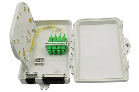 4Port van de vezel maken de Optische Einddoos Simplexsm Witte Kabels van Sc ip-66 waterdicht