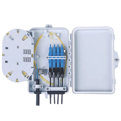 4Port van de vezel maken de Optische Einddoos Simplexsm Witte Kabels van Sc ip-66 waterdicht