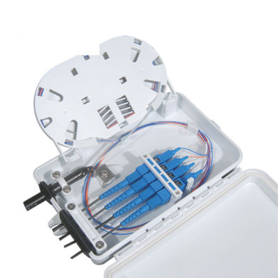 4Port van de vezel maken de Optische Einddoos Simplexsm Witte Kabels van Sc ip-66 waterdicht