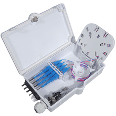 4Port Sc UPC SX SM Witte IP66 van de vezel Optisch Einddoos voor Telecommunicatie