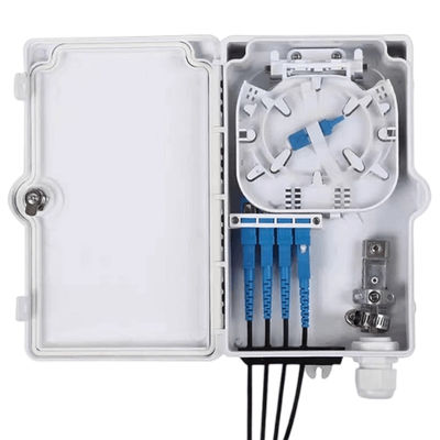 4Port Sc UPC SX SM Witte IP66 van de vezel Optisch Einddoos voor Telecommunicatie