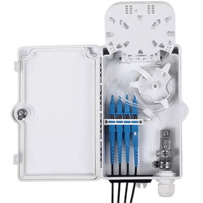 4Port Sc UPC SX SM Witte IP66 van de vezel Optisch Einddoos voor Telecommunicatie