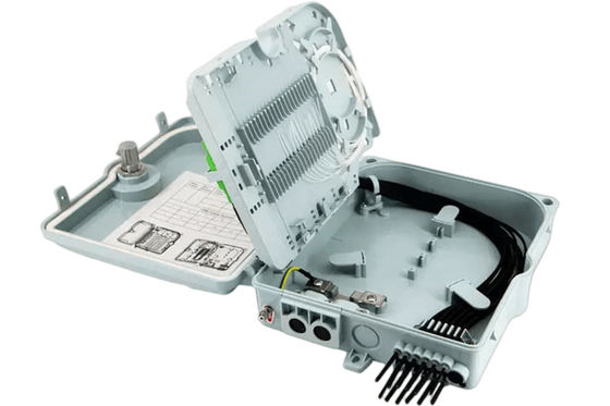 Vezel Optische Einddoos 12Port SC/LC/ST/FC ip-66 UPC/APC Lichtgrijze FTTH