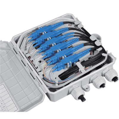 Lichtgrijze vezel Optische Einddoos 12Cores Binnen/Openluchtsc/lc/st/fc