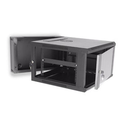 De het Rekmuur van de chassisserver zet Rekkabinet 1.2mm 6U- opGlasdeur