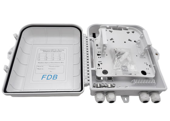 De witte de Dooslc 1x16 PLC van de Vezel Optische Splitser Splitsersmuur zet op