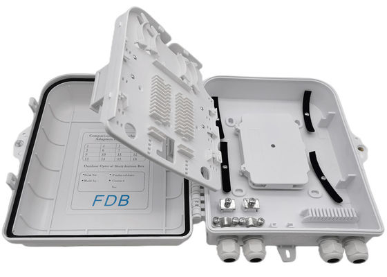 De witte de Dooslc 1x16 PLC van de Vezel Optische Splitser Splitsersmuur zet op