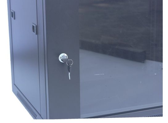 9U Kabinet 19 van het serverrek“ Muur zet Verwijderbaar Zwart Gegevenskabinet/Netwerkrek op