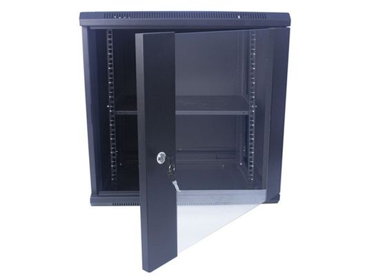 12U de Muur van de glasdeur zet het Kabinetsbijlage 19 van de Netwerkserver Duim op600x450 Rek