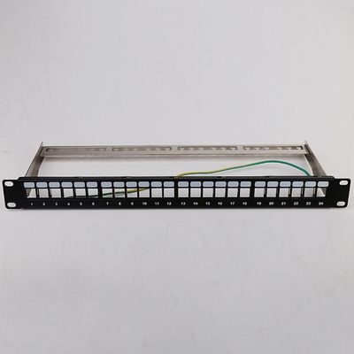 het Comité van het de Havenstp Flard van 1U 24 RJ45 het Rek zet Cat6-Flardcomité Spatie op