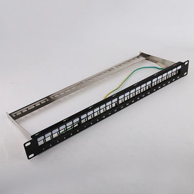 het Comité van het de Havenstp Flard van 1U 24 RJ45 het Rek zet Cat6-Flardcomité Spatie op