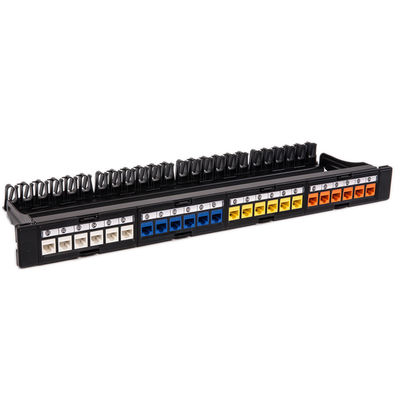 Het Comité van het het Netwerkflard van CAT5 CAT6 Comité van het de Havenflard van UTP het Spatie Leeggemaakte RJ45 24