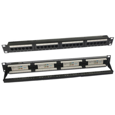 UTP 24 het Comité van het Havencat6 Flard 1U het Comité van het Hoeksteenflard Lege RJ45