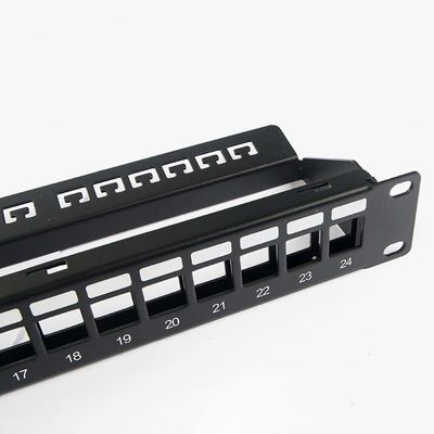 Het lege het Comité van het Netwerkflard Unshielded RJ45 24 Comité van het Haven1u Flard