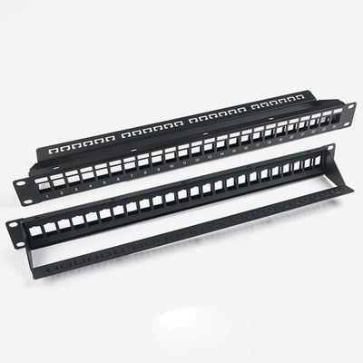 Het lege het Comité van het Netwerkflard Unshielded RJ45 24 Comité van het Haven1u Flard