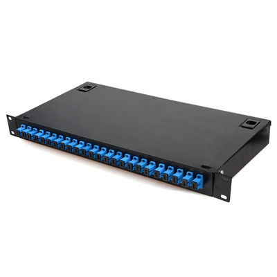 24 het haven1u Rek zet Comité van het Vezel het Optische Flard met SC/UPC-Adapter op