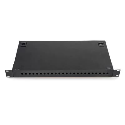 1U het rek zet Optisch het Flardcomité 24 van de Typeodf Vezel Haven op met FC/UPC-Adapter