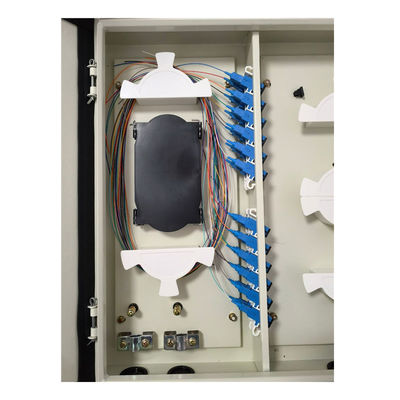 Outdoor waterdichte metalen wandmontage glasvezelbehuizing 144 vezels Max. capaciteit