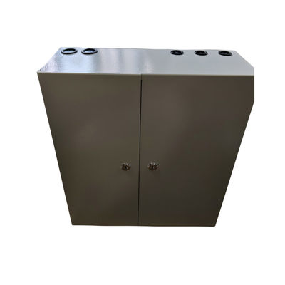 Eenvoudige installatie Dubbele deur 72 Port Muur montage Metalen vezel behuizing