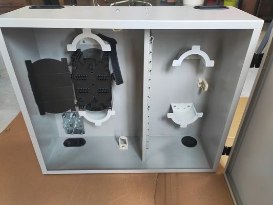 LC/DX One Door Wall Mount Fiber Optic Enclosure APC/UPC Grey ODF 72Port 144Core