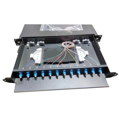 12C/24C glijdend type Glasvezel Patch Panel Optische la
