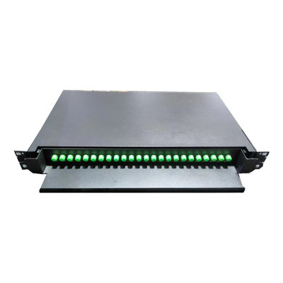 Rack Mount 19 inch glasvezel patch panel voor enkelmodus of multimode kabel type