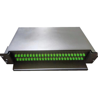 48C FC APC glijdend rekmontage optisch patch paneel met G652D/G657A1