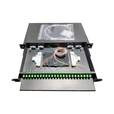 Rack Mount 19 inch glasvezel patch panel voor enkelmodus of multimode kabel type