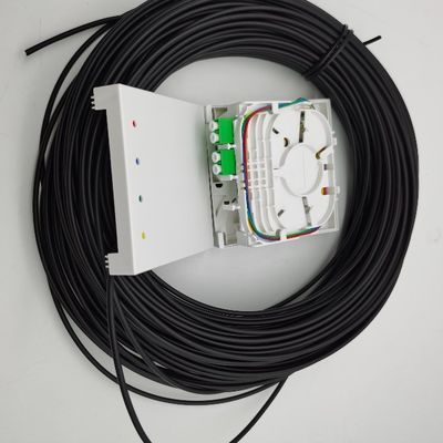 LC/APC Preconnectorized Fiber Termination Boxes 4 Fibers 10-100M Wall Outlet Box 4fo
