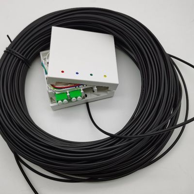LC/APC Preconnectorized Fiber Termination Boxes 4 Fibers 10-100M Wall Outlet Box 4fo