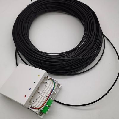 LC/APC Preconnectorized Fiber Termination Boxes 4 Fibers 10-100M Wall Outlet Box 4fo