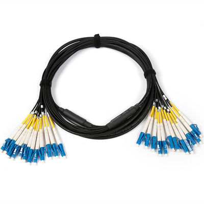 Gepersonaliseerde militaire tactische antirodent Single Mode 12 Core LC SC FC ST Armour Optisch koord Armored LSZH Fiber Patch Cable